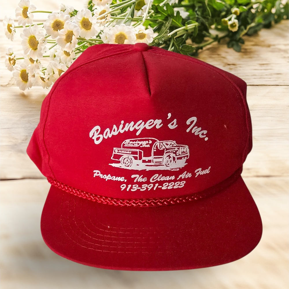 Vintage BASINGER'S, INC. SnapBack Rope Trucker Hat Cap